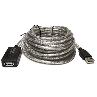 Image of Fdit Long Reaching USB Active Repeater Extension Cable Lead Wire USB2.0 Booster (20M)