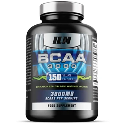 Image of BCAA 3000mg 2:1:1 Capsules BCAAs (150 Capsules) per Serving Amino Acids 30 Servings Suitable for Vegans &amp; Vegetarians Count (Pack of 1))