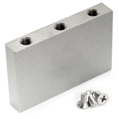 Image of Musiclily Ultra 32mm Full Solid Steel Block for Electric Guitar Floyd Rose Locking Tremolo Bridge