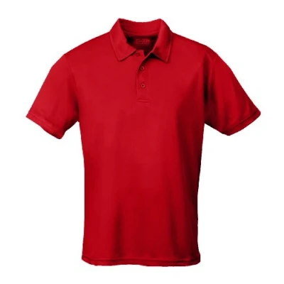 Image of AWD Just Cool Breathable Polo Shirt Fire Red 2XL