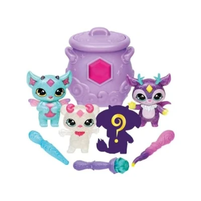 Image of Magic Mixies Mixlings Sparkle Mega 4 Pack, Wand Reveals Power, For Kids Aged 5 and Up, Multicolor, 3.05 x 2.97 3.33 inches