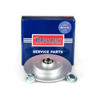 Image of Borg &amp; Beck BBD5841S Brake Disc Single (Rear): Peugeot 308 07