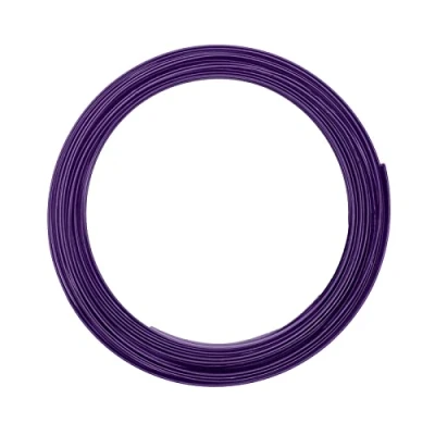 Image of Vaessen Creative Aluminium flat wire 5x1mm 5m aubergine,