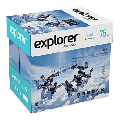 Image of Explorer Multi Purpose White Printer Paper A4 75g 5 Packs 2500 Sheets