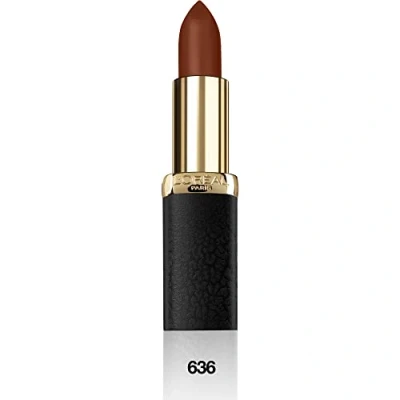 Image of L&#039;Oreal Color Riche Matte Addiction Lipstick, 636 Mahogany Studs, 1 Count (Pack of 1)
