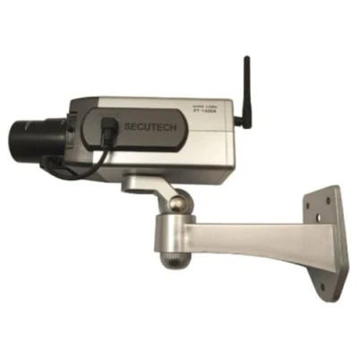 Image of Quality Camera Dummy Fake CCTV with PIR Surveillance Intruder Determent (DC1400)