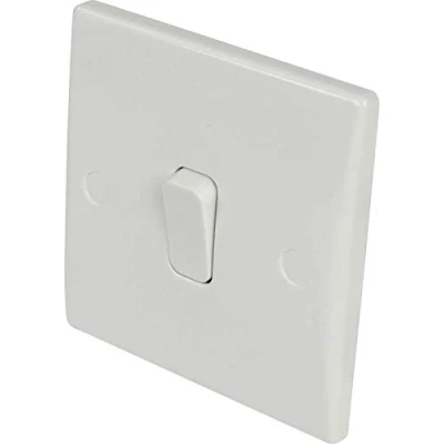 Image of EAGLE 1 Way Gang Light Switch Curved Edge 10A