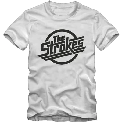 Image of Mens T Shirt The Strokes Size S White