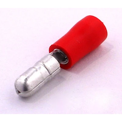 Image of Electrical Crimp Terminals/Connectors for Wiring Male Wire Bullet Red Free First Class UK Postage!