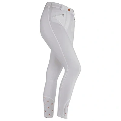 Image of Aubrion Shires Thompson Breeches in White Ladies 30&quot;,