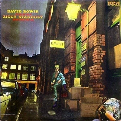 Image of David Bowie .Ziggy Stardust .Iconic Album Cover Poster Various Sizes (A4 Size 21 x 29 cms)
