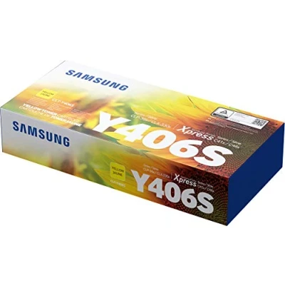 Image of HP Samsung Toner CLT 406S, Rebuilt No, 1000 Pages, Yellow