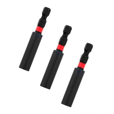 Image of Saxton Impact Duty Srewdriver Drill Driver Strong Magnetic Bit Holders 1/4 Inch Hex Shank Fit Bosch Makita Milwaukee Dewalt etc … (3 Pack)