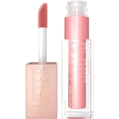 Image of Maybelline New York Lifter Gloss, Plumping &amp; Hydrating Lip Gloss with Hyaluronic Acid, 5.4 ml, Shade: 006, Reef
