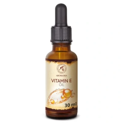 Image of Vitamin E Oil 30ml Drops Tocopherol Natural for Face Ideal Care The Skin Hair Nails Lips Anti Aging with Moisturizes