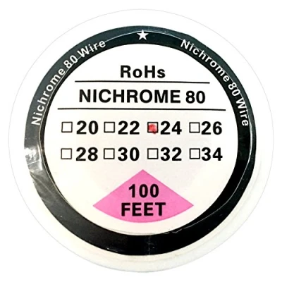 Image of Nichrome 80 Wire Resistance 100ft (30m) Spool 22 32G AWG (24G)