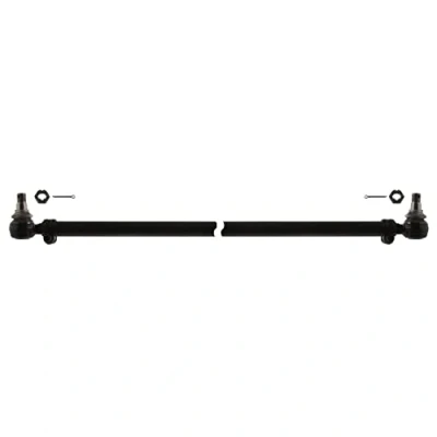 Image of 0395350, 0395432, 1358675, 1378435, 1397866 Tie Rod FEBI BILSTEIN 09925 Front Axle with crown nut BMTS Turbo NEW