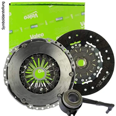 Image of 2382063JA0 Clutch VALEO KIT3P (CSC) 834423 with central slave cylinder 200mm VAUXHALL: Zafira Mk2, Vectra Mk2 CC, Astra Mk5, SAAB: 9 3 Saloon