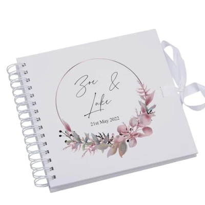 Image of Personalised Wedding Day Gift Guest Book, Scrapbook, Photo album