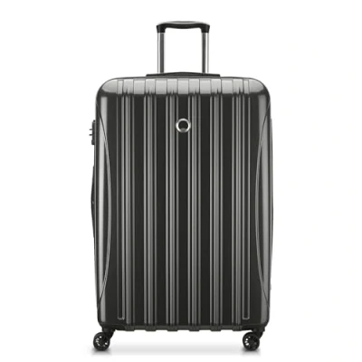 Image of DELSEY Paris Helium Aero Hardside Expandable Luggage with Spinner Wheels, Brushed Charcoal, Checked Large 29 Inch, Wheels