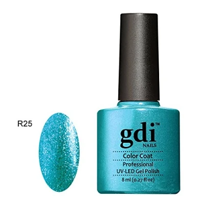 Image of GDI Nails Shimmer Glitter &#039;R&#039; Range UV LED Soak Off GEL Nail Polish Varnish 8ml ***REQUIRE UV/LED LAMP TO CURE DRY POLISH*** (R25)