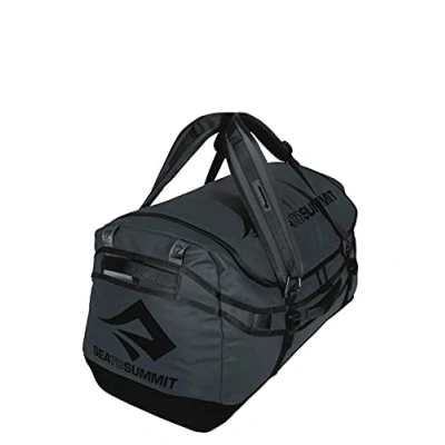 Image of Sea to Summit Expedition Duffle Bag with Backpack Straps, 90 Liter, Charcoal