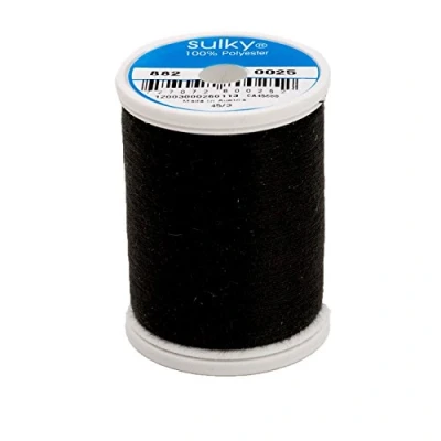 Image of Sulky 1100 yd 60 Weight Bobbin Thread, Black