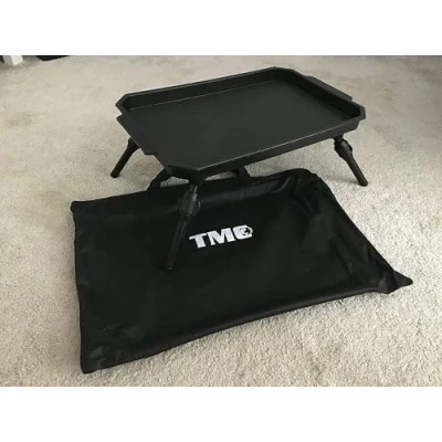 Image of Bivvy Table Lightweight Extendable Legs Terminal Tackle Bait Table, carp, bag. Choose Green or Black (Black)