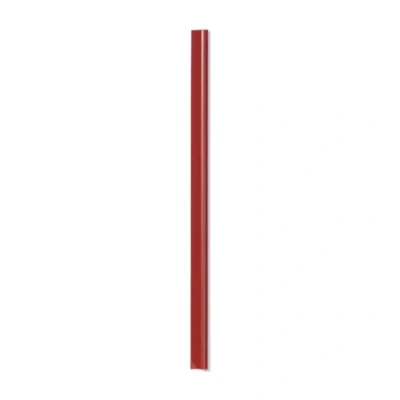 Image of Durable Spine Bar A4 6mm Red Pack of 100 Pieces Ideal for Binding UnPunched Documents In Seconds Holds Up To 60 Sheets