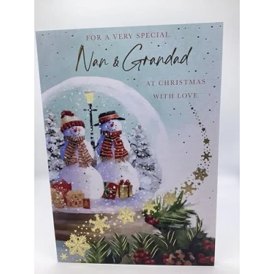 Image of Nan and Grandad Christmas card