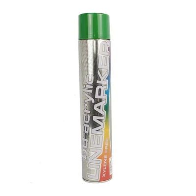 Image of Acrylic Linemarker Spray Paint Line Marking 750ml Can Green