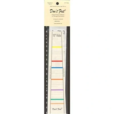 Image of Fingerboard marking DON`T FRET 112, for 15&quot; viola, with 12 lines
