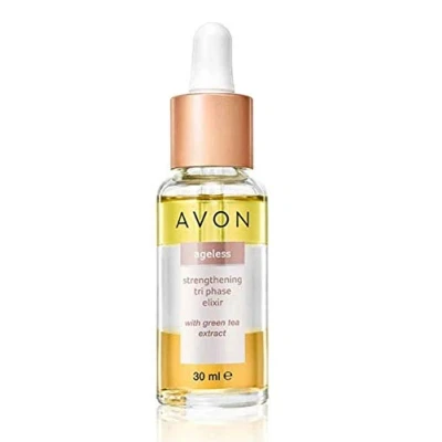 Image of Nutra Effects Ageless Strengthening Tri Phase Elixir with green tea extract 30ml by Avon