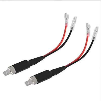 Image of Light Bulb Socket Harness Lamp Holder Base Connector,2pcs H1 LED Single Conversion Wiring Connector Cable Adapter for HID Headlight Bulbs