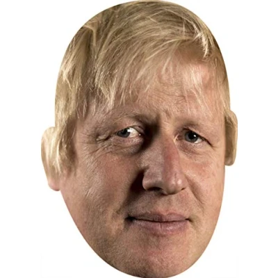 Image of FoxyPrinting Boris_Johnson_Fca Tv Movie Star Celebrity Cardboard Party Face Mask Fancy Dress