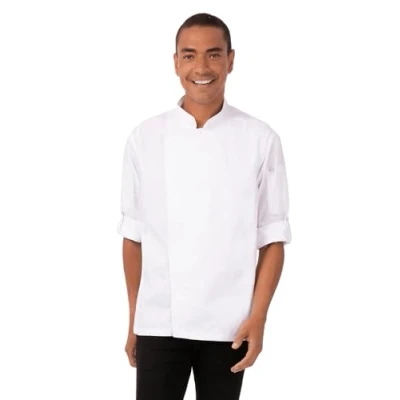 Image of Chef Works Men&#039;s Bclz008whts s Jacket, White, UK