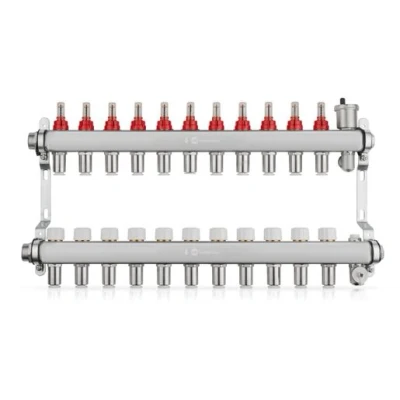 Image of John Guest Underfloor 11 Port Manifold Stainless Steel JGUFHMAN11/3