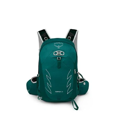 Image of Osprey Tempest 20L Women&#039;s Hiking Backpack with Hipbelt, Jasper Green, WXS/S, Extended Fit