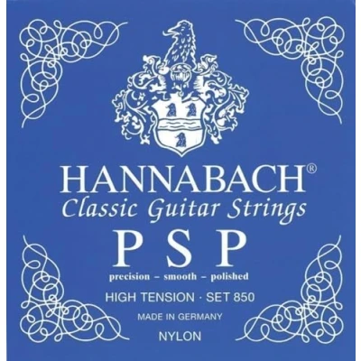 Image of Hannabach 652767 Series 850 High Tension Classical Guitar Strings PSP (Full Set), Silver