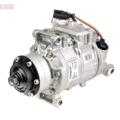 Image of 4H0260805H AC Compressor DENSO DCP02107 6SEU14C PAG 46 R134a BENTLEY: Continental GT