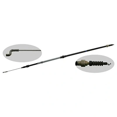 Image of 7D0609701 Brake Cable FEBI BILSTEIN 27161 Right Rear, Left Rear 945mm VOLKSWAGEN: TRANSPORTER 4, 4 Bus