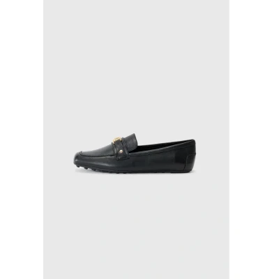 Image of Michael Kors Mandy Moccasins, Women&#039;s, Size: 3, Black shoes