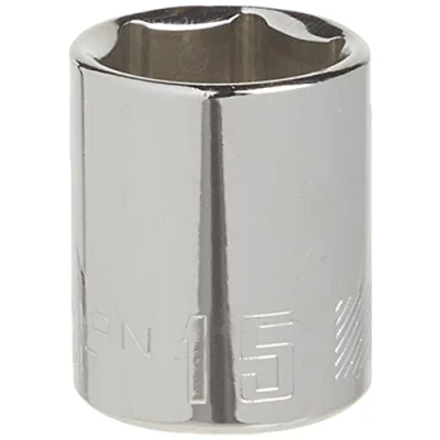 Image of CRAFTSMAN Shallow Socket, Metric, 3/8 Inch Drive, 15mm, 6 Point (CMMT43547)