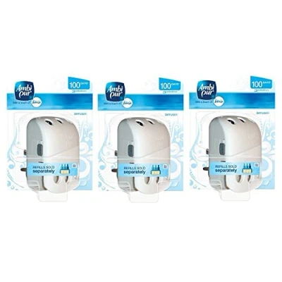 Image of 3 X AMBI PUR 3VOLUTION PLUG IN ADJUSTABLE DIFFUSER MACHINE (ONLY) AIR FRESHENER