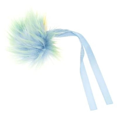 Image of Bright Mix Large 6cm Faux Fur Pom Gift Wrap, Home Decor &amp; Crafts