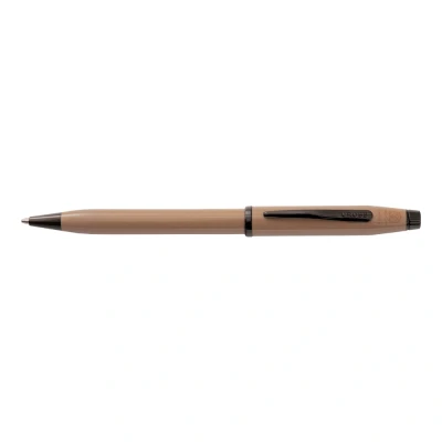Image of Cross Century II Ballpoint Pen with Black Ink Earthy Beige/Black PVD Premium Gift Box