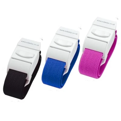 Image of Pack of 3 different colour Quick Release Medical Tourniquets (BLACK/BLUE/PURPLE)