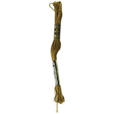 Image of DMC 117 829 6 Strand Embroidery Cotton Floss, Very Dark Golden Olive, 8.7 Yard
