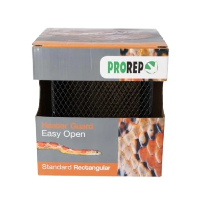 Image of ProRep Heater Guard Standard Rectangular Easy Open Reptile Enclosure Accessories Lamp