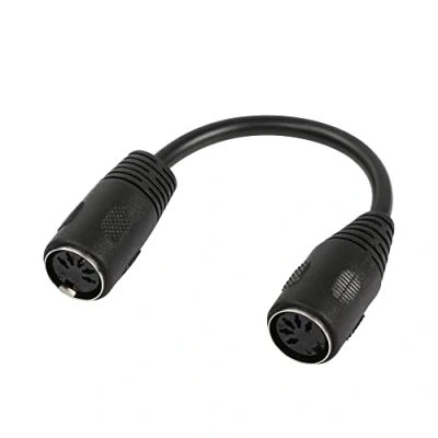 Image of CERRXIAN 0.5FT MIDI Din Cable,DIN 5PIN Female to Audio Cable For keyboard synthesizer,Organ, Electric Piano,MIDI Guitar(0.15)